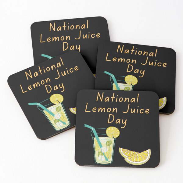 Item preview, National Lemon Juice Day designed and sold by Simo0455.
