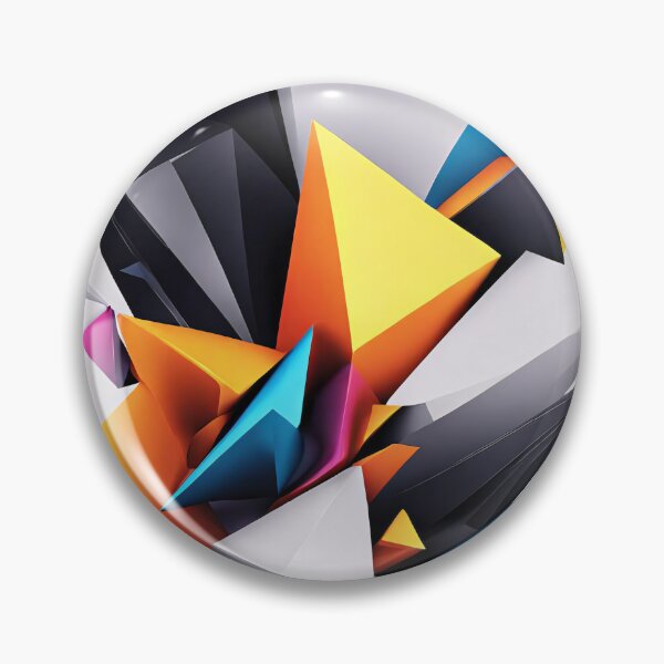 Item preview, Abstract Design Shape Art Black Blue Orange White V2 designed and sold by Salimgor Hangaround Music.
