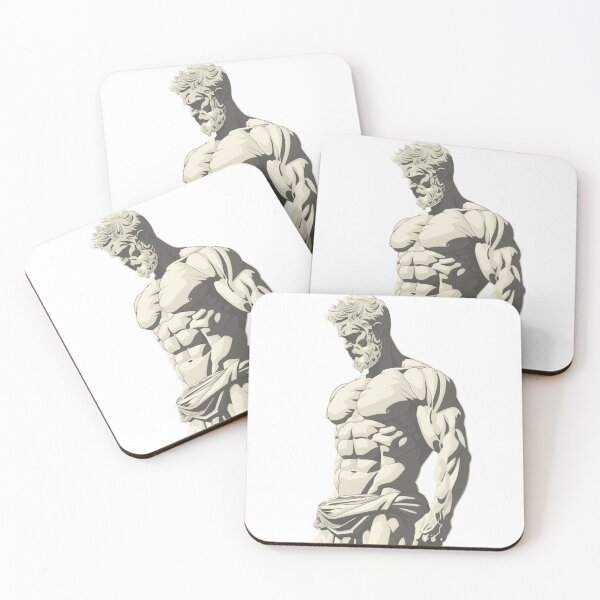 Item preview, Greek Muscular Statue designed and sold by NicolasGlowArt.