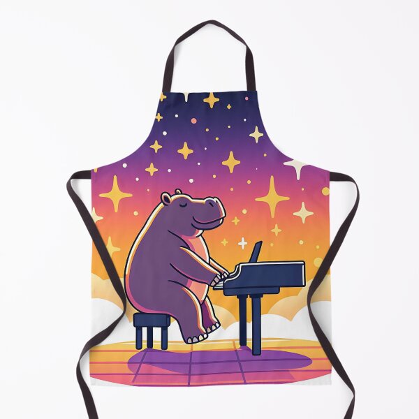 Item preview, Celestial Concerto: A Hippo's Symphony Under the Stars designed and sold by 0penvimark.