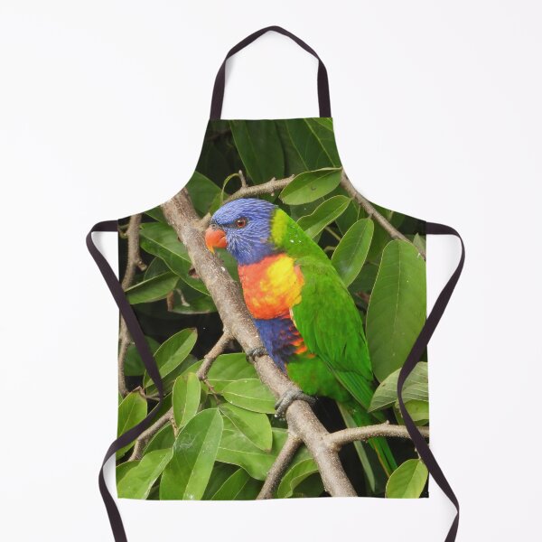 Item preview, Rainbow Lorikeet in the custard apple tree. designed and sold by Jenny Dyer.