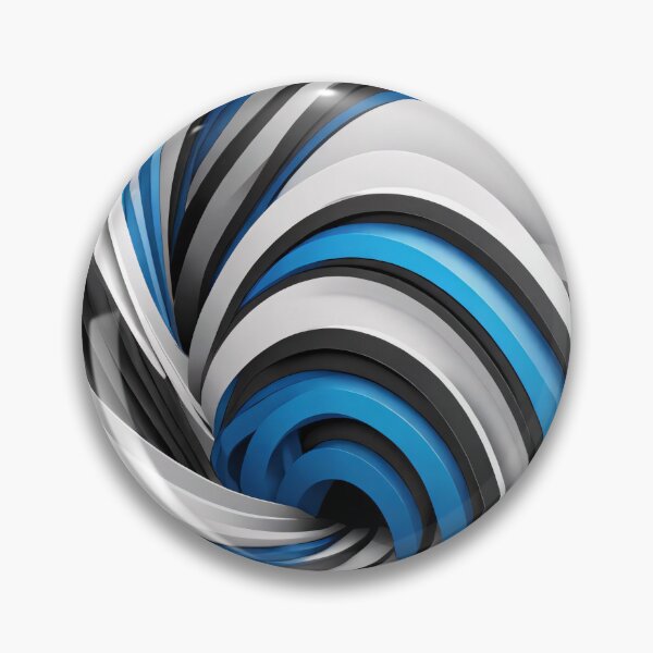 Item preview, Circular Abstract Art Blue Background designed and sold by Salimgor Hangaround Music.