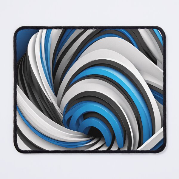 Item preview, Circular Abstract Art Blue Background designed and sold by Salimgor Hangaround Music.