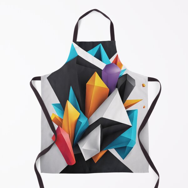 Item preview, Abstract Design Shape Art Black Blue Orange White V3 designed and sold by Salimgor Hangaround Music.