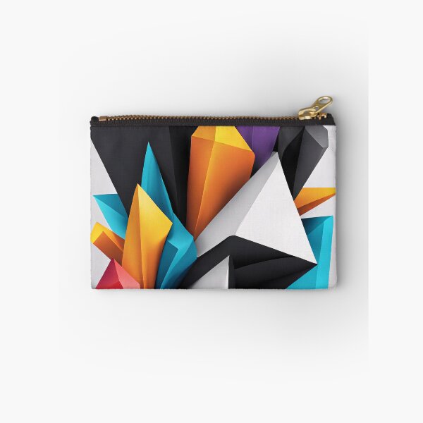 Item preview, Abstract Design Shape Art Black Blue Orange White V3 designed and sold by Salimgor Hangaround Music.