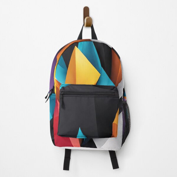 Item preview, Abstract Design Shape Art Black Blue Orange White V3 designed and sold by Salimgor Hangaround Music.