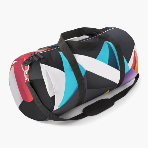 Item preview, Abstract Design Shape Art Black Blue Orange White V3 designed and sold by Salimgor Hangaround Music.