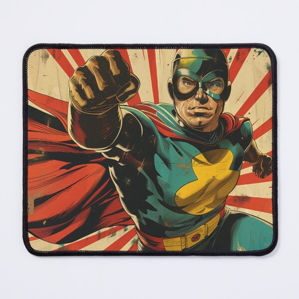 Item preview, Heroic Superhero Strikes Dynamic Pose designed and sold by palmyst.