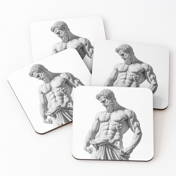 Item preview, Sculpture Of Muscular Man designed and sold by NicolasGlowArt.