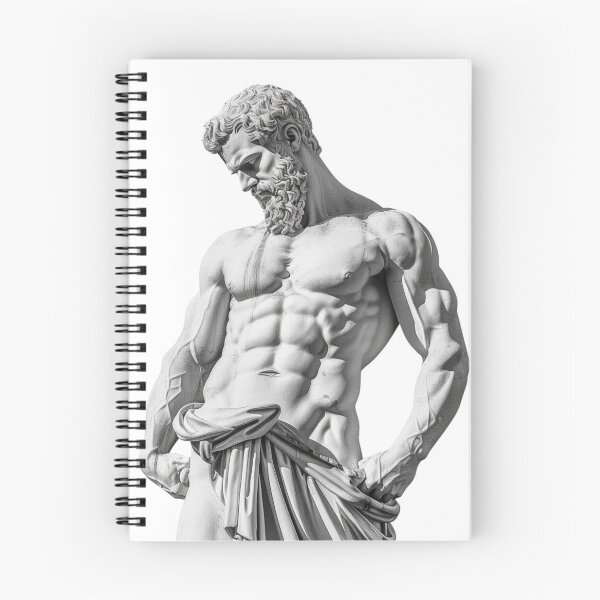 Item preview, Sculpture Of Muscular Man designed and sold by NicolasGlowArt.