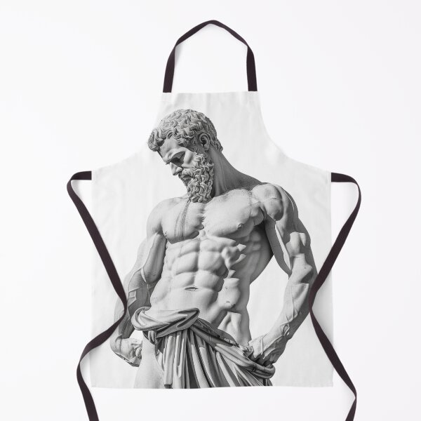 Item preview, Sculpture Of Muscular Man designed and sold by NicolasGlowArt.
