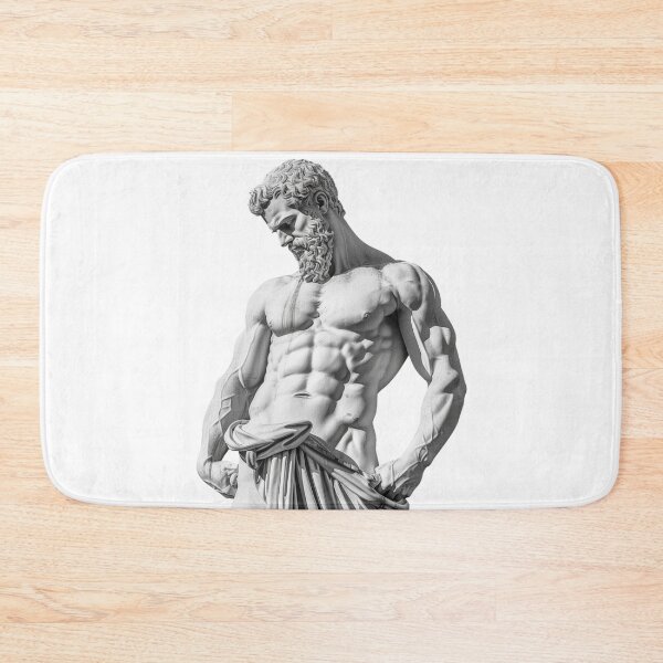 Item preview, Sculpture Of Muscular Man designed and sold by NicolasGlowArt.