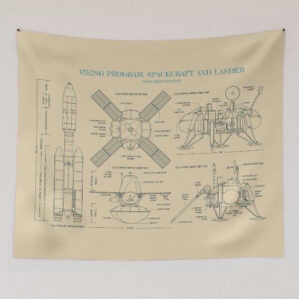 Item preview, Viking Program: Spacecraft and Lander (Parchment) designed and sold by BGALAXY.