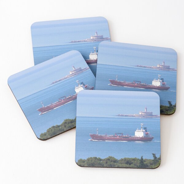 Item preview, ship and the Bugio lighthouse. Lisbon designed and sold by Tereza Pilar  Art.