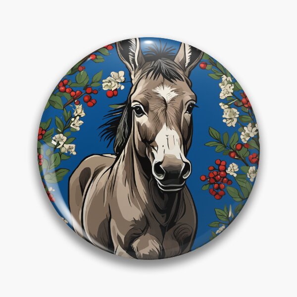 Item preview, A Missouri Mule Surrounded By Hawthorn Blossom designed and sold by taiche.
