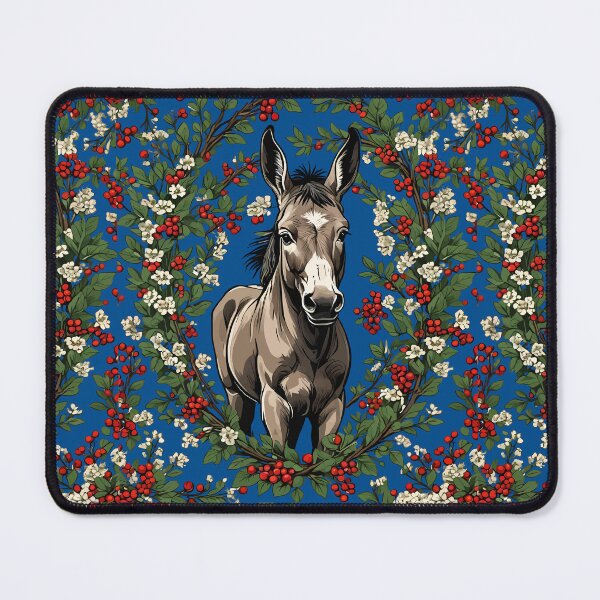 Item preview, A Missouri Mule Surrounded By Hawthorn Blossom designed and sold by taiche.