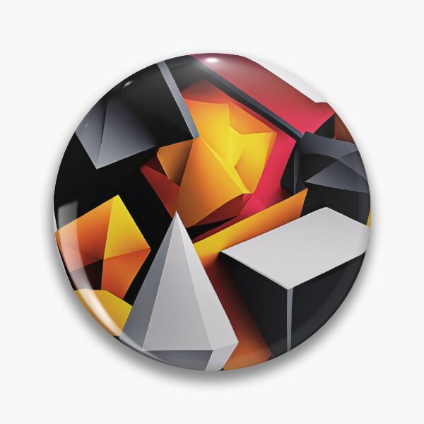 Item preview, Abstract Design Shape Art Black Blue Orange White V3 designed and sold by Salimgor Hangaround Music.