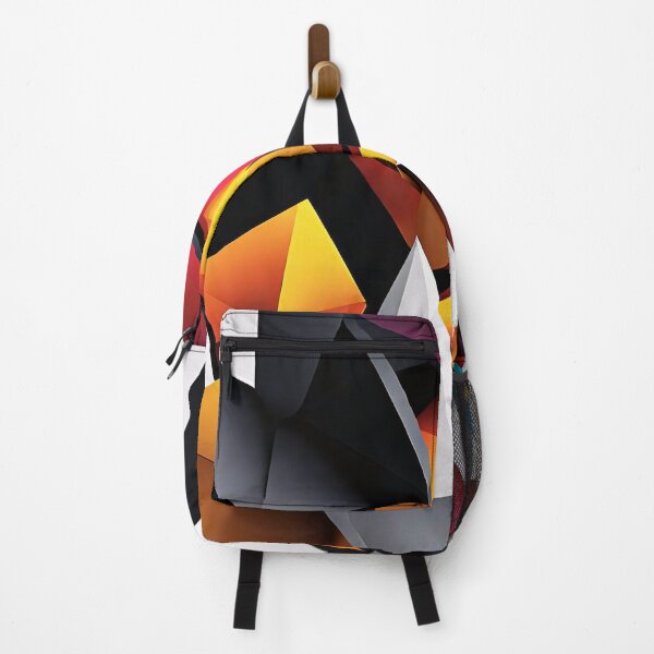 Item preview, Abstract Design Shape Art Black Blue Orange White V3 designed and sold by Salimgor Hangaround Music.