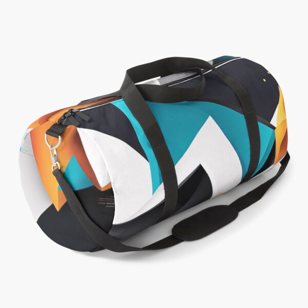 Item preview, Abstract Design Shape Art Black Blue Orange White V3 designed and sold by Salimgor Hangaround Music.