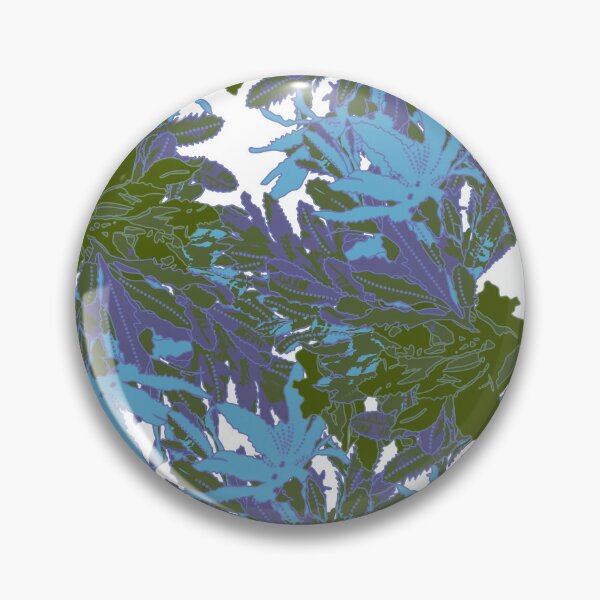 Item preview, Blue-White Banksia Leaves - Winter Eucalyptus Breeze Art Print, Blue Mountains Inspired designed and sold by Jay Dee Dearness.