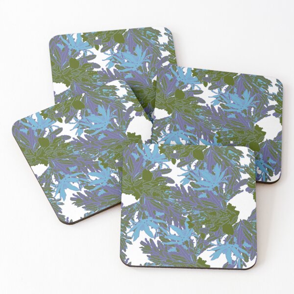 Item preview, Blue-White Banksia Leaves - Winter Eucalyptus Breeze Art Print, Blue Mountains Inspired designed and sold by Jay Dee Dearness.