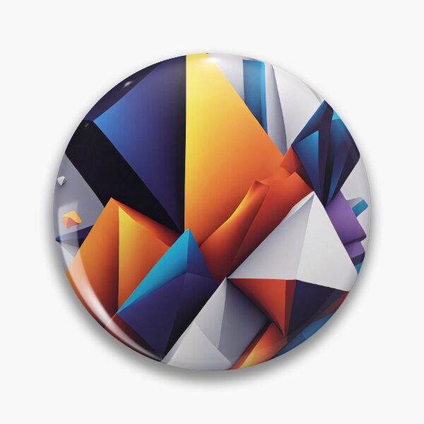 Item preview, Abstract design shape art blue purple orange pink V7 designed and sold by Salimgor Hangaround Music.