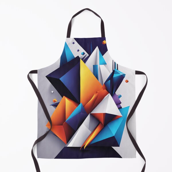 Item preview, Abstract design shape art blue purple orange pink V7 designed and sold by Salimgor Hangaround Music.