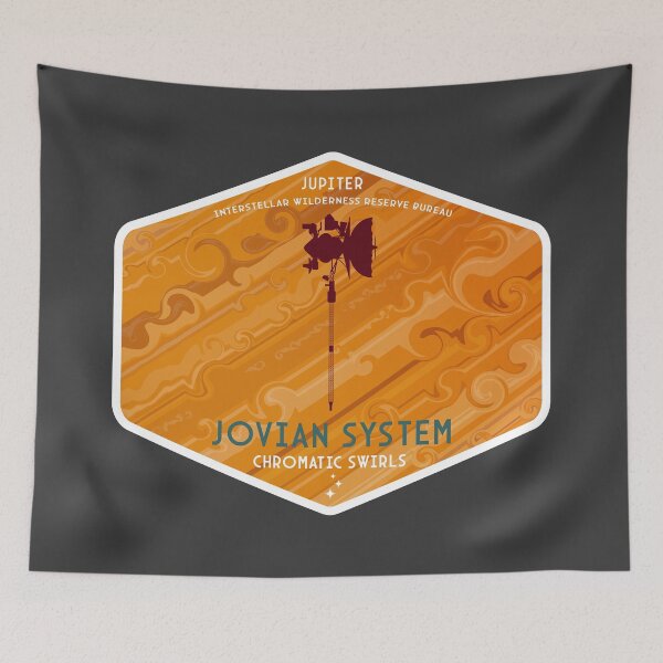 Item preview, Jupiter. Jovian System (Interstellar Wilderness Reserve Bureau Series) designed and sold by BGALAXY.