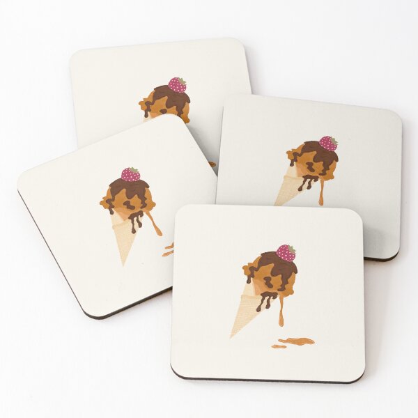 Item preview, Ice Cream Cone With Chocolate Topping designed and sold by TakovaCitliva.