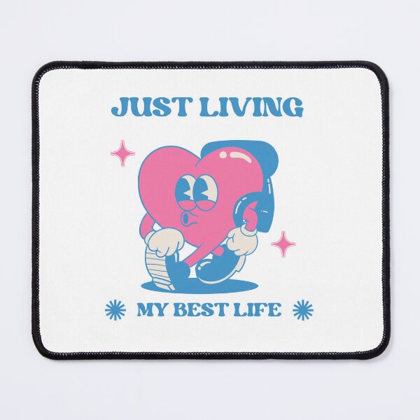 Item preview, Just living my best life designed and sold by Miki Design.