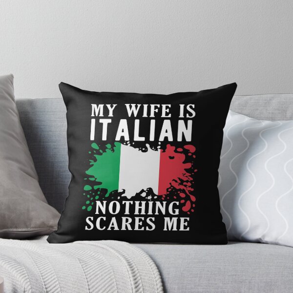 Artikelvorschau, Meine Frau ist Italienerin. Nichts macht mir Angst. Italien-Flagge entworfen und verkauft von OX-tright.