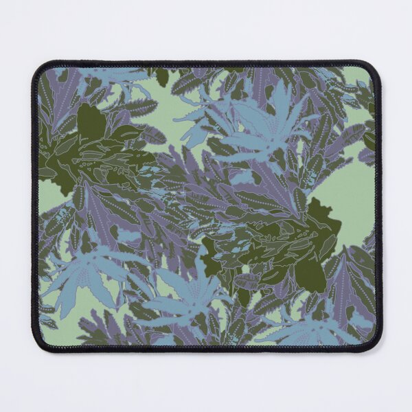 Item preview, Faded Blue-Green Banksia Leaves - Katoomba Winter Walk Art Print, Nature-Inspired Decor designed and sold by Jay Dee Dearness.