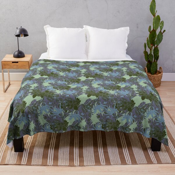 Item preview, Faded Blue-Green Banksia Leaves - Katoomba Winter Walk Art Print, Nature-Inspired Decor designed and sold by Jay Dee Dearness.