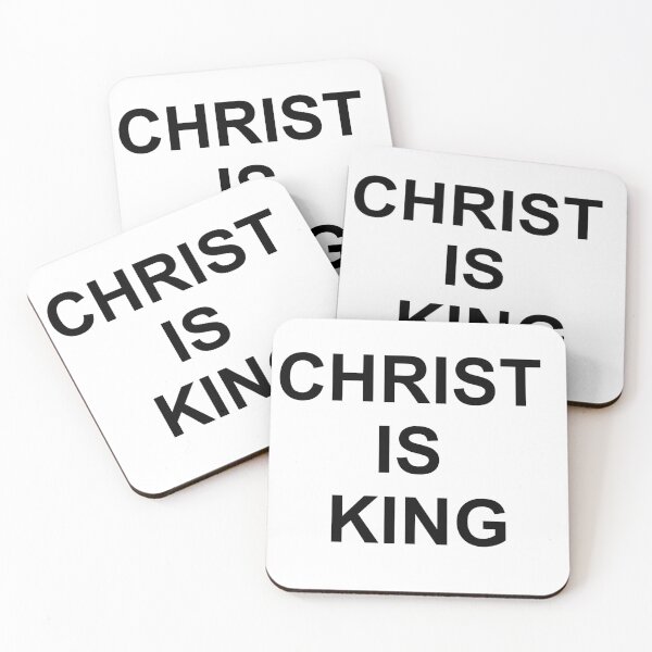 Item preview, Christ is King sticker, simple logo  designed and sold by Mercatura.