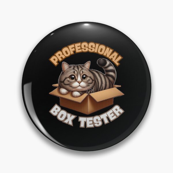 Artikelvorschau, Lustige Katze in Box Professioneller Boxtester Humorvoller Katzenliebhaber entworfen und verkauft von BunBuntheDog-.