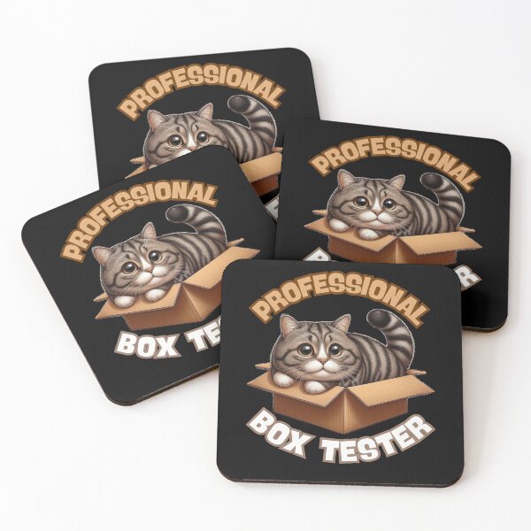 Artikelvorschau, Lustige Katze in Box Professioneller Boxtester Humorvoller Katzenliebhaber entworfen und verkauft von BunBuntheDog-.