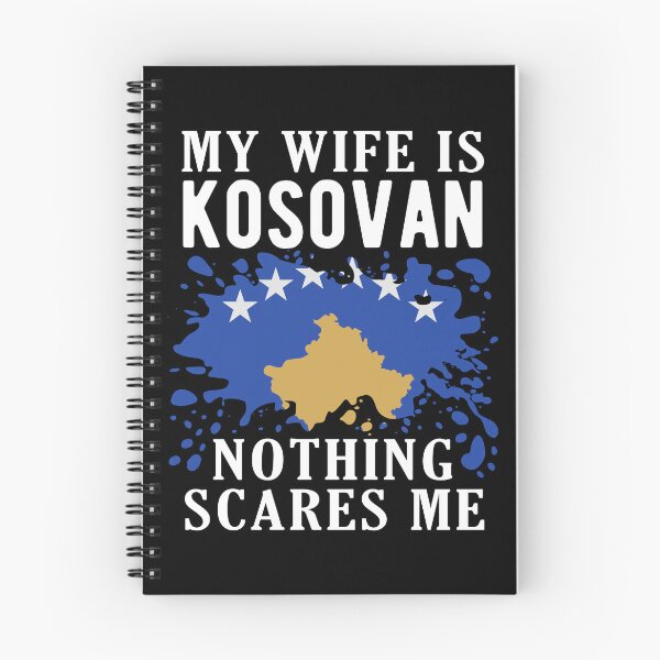 Item preview, My Wife Is Kosovan Nothing Scares Me Kosovo Flag designed and sold by OX-tright.