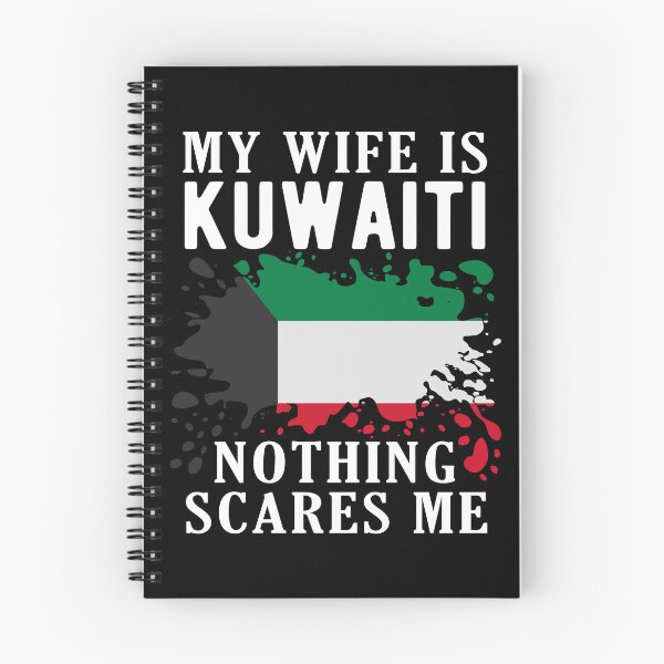 Item preview, My Wife Is Kuwaiti Nothing Scares Me Kuwait Flag designed and sold by OX-tright.