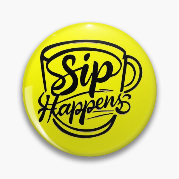 Item preview, Sip Happens: A Stylish Coffee Adventure designed and sold by PurpleMoss.