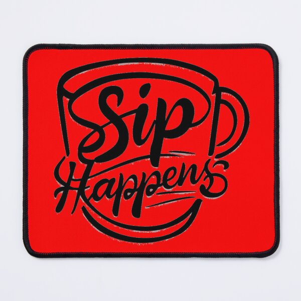 Item preview, Sip Happens: A Stylish Coffee Adventure designed and sold by PurpleMoss.