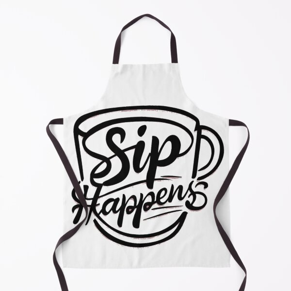 Item preview, Sip Happens: A Stylish Coffee Adventure designed and sold by PurpleMoss.