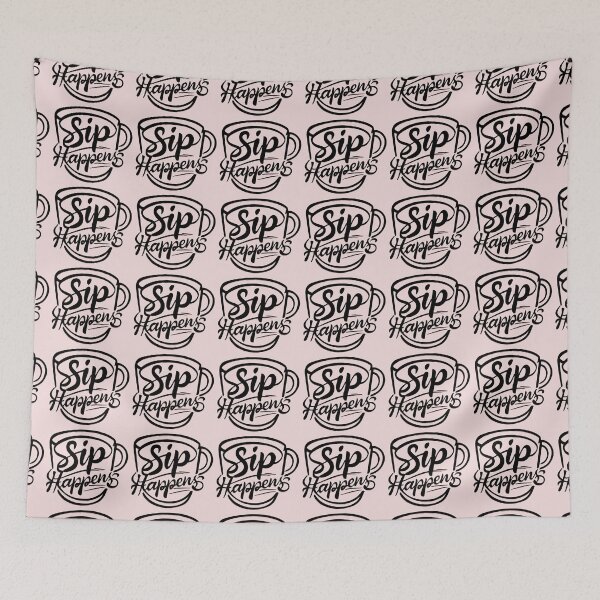 Item preview, Sip Happens: A Stylish Coffee Adventure designed and sold by PurpleMoss.