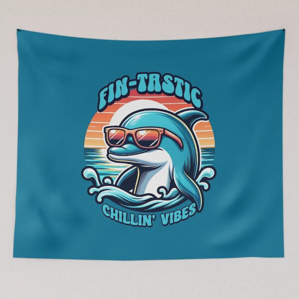 Item preview, Fin-Tastic Chillin' Vibes designed and sold by RockBeeDesigns.