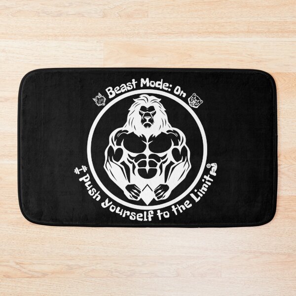 Item preview, Beast Mode: ON Push Yourself to the Limit. Vol.3 Gym. Strong. White version. designed and sold by SpectrumFasion.