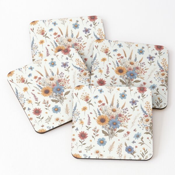 Item preview, Colorful rustic flowers designed and sold by Thedigital91.