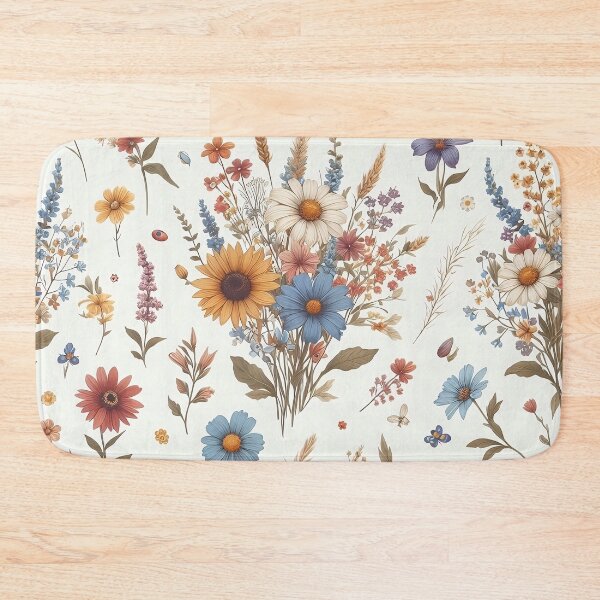 Item preview, Colorful rustic flowers designed and sold by Thedigital91.