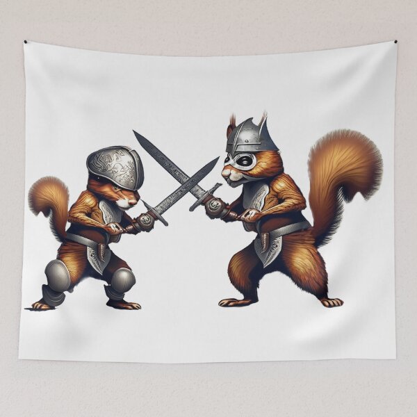 Item preview, quarreling Squirrels designed and sold by SmARTNiki.