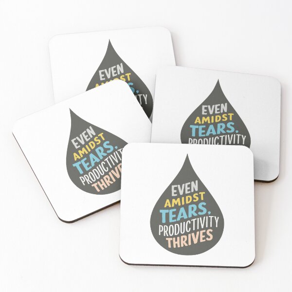 Item preview, Even amidst tears, productivity thrives designed and sold by mergmart.