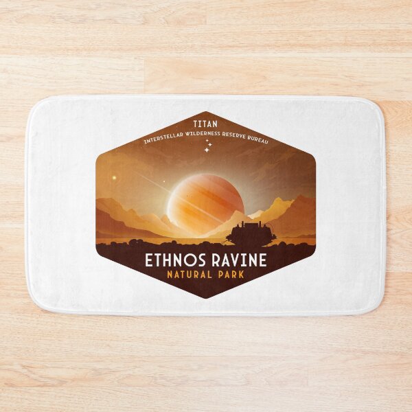 Item preview, Titan. Ethnos Ravine (Interstellar Wilderness Reserve Bureau Series) designed and sold by BGALAXY.