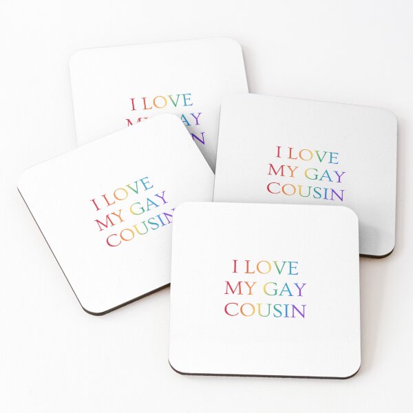 Item preview, I love my gay cousin - Pride rainbow colors designed and sold by Inspirationmotivation.